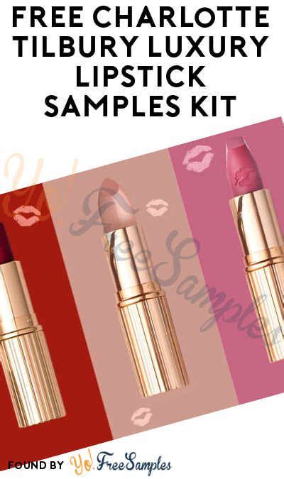 free lipstick samples